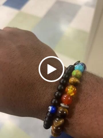 Customer video review of Evil Eye Bead Bracelet | 6MM