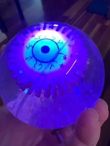 Customer photo review of Eyeball Liquid Bounce Ball