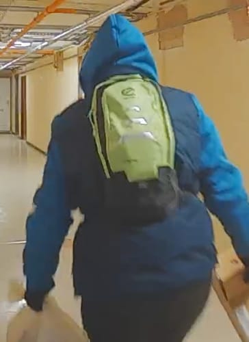 Customer photo review of Optimum Hi-Viz Commuter Cycling Bike Backpack Hydration Rucksack