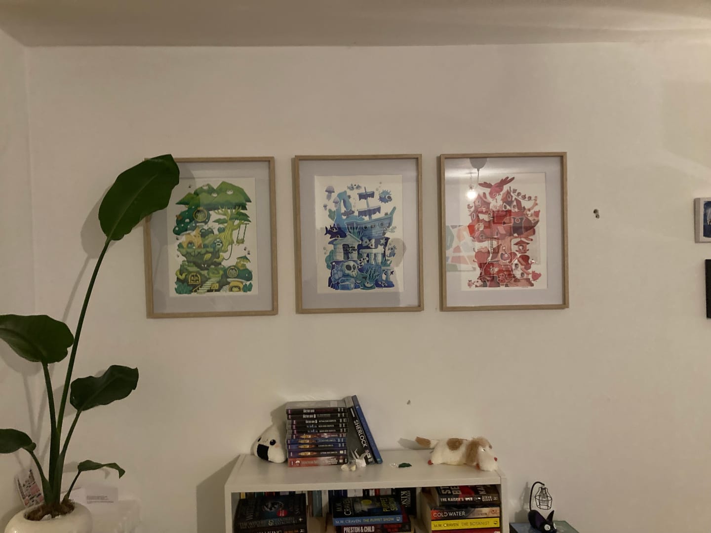 Customer photo review of Green Frogs • Stampa A3 Firmata