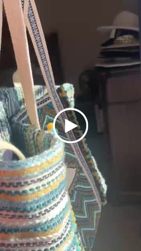 Customer video review of Grecian Nights Evil Eye Tote