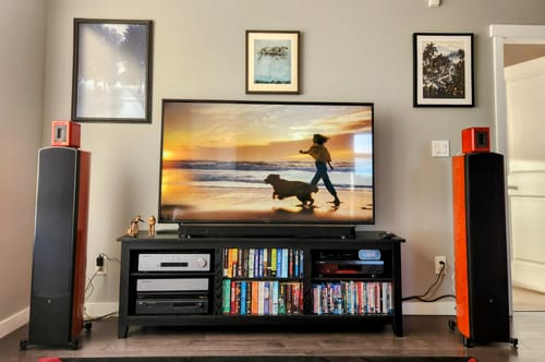 Customer photo review of Aperion RST Aluminum 3-inch Ribbon Super Tweeter Speaker Pair MKII