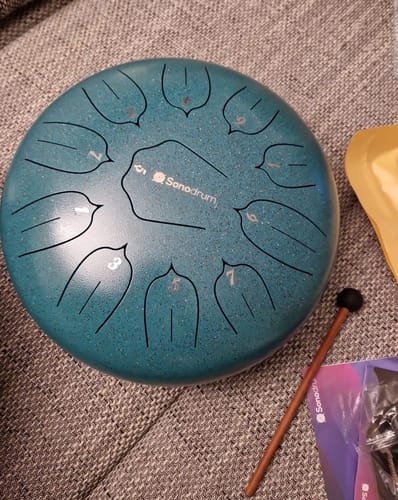 Customer photo review of Sonodrum Zungentrommel - "Standard" - Handgefertigt - 30cm - 11 Zungen - D-Dur