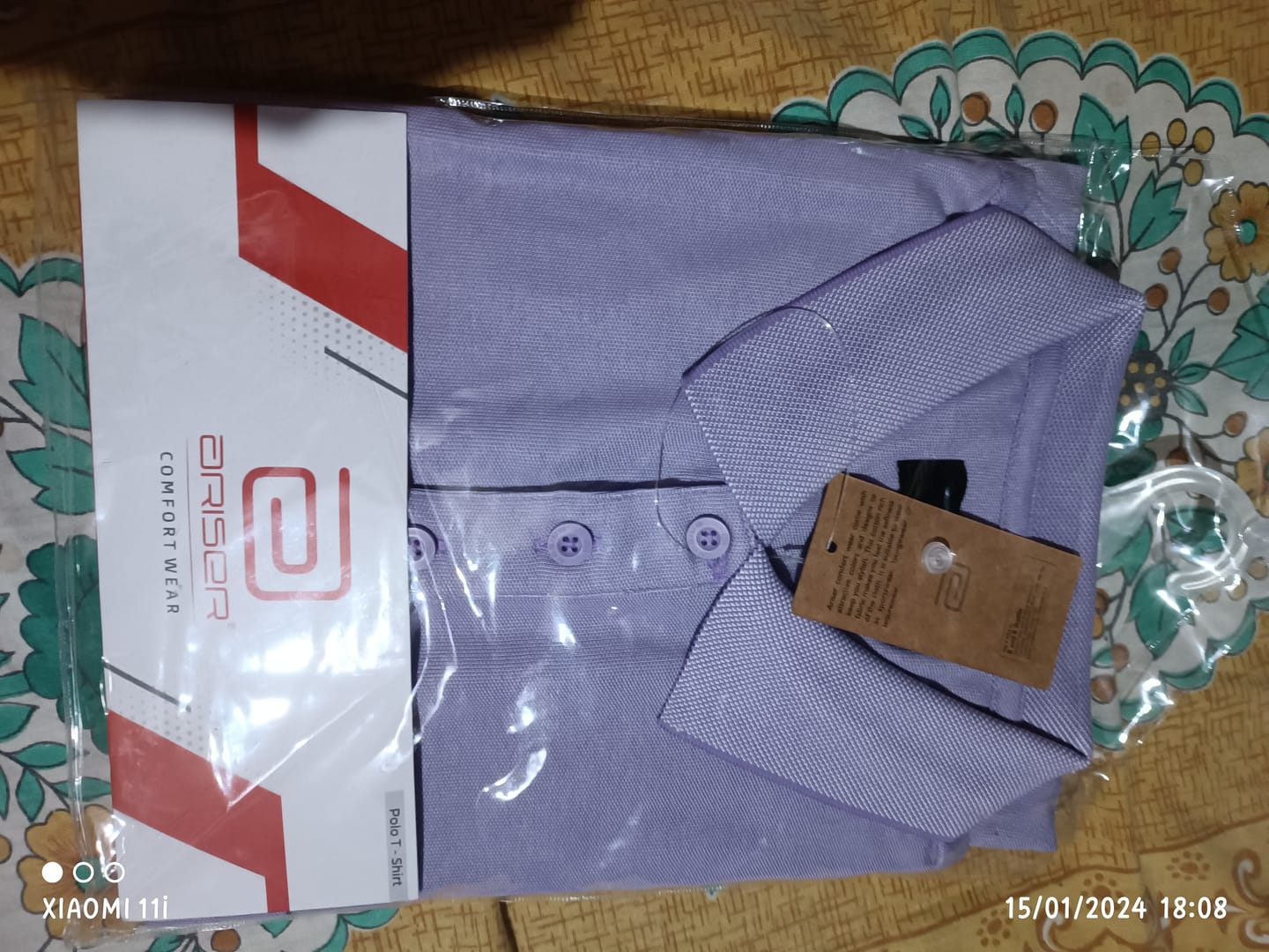 Customer photo review of Ariser Cotton Golf  Polo T-Shirts For Men - 29010