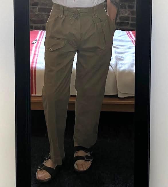 Customer photo review of 1943 British Army KD & JG Gurkha Bermuda Pants - Khaki