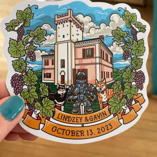 Customer photo review of Sticker Vinile Classico