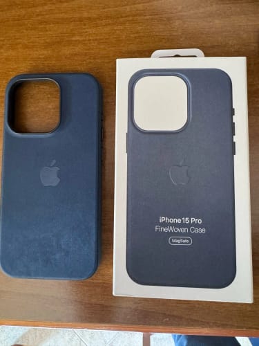 Customer photo review of iPhone 15 FineWoven Case with MagSafe
