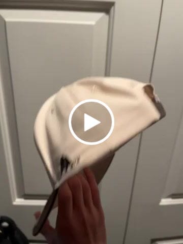 Customer video review of ‘YHWH’ Structured SnapBack - Cream/Brown
