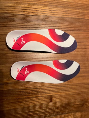 Customer photo review of Game Day Pro Insoles