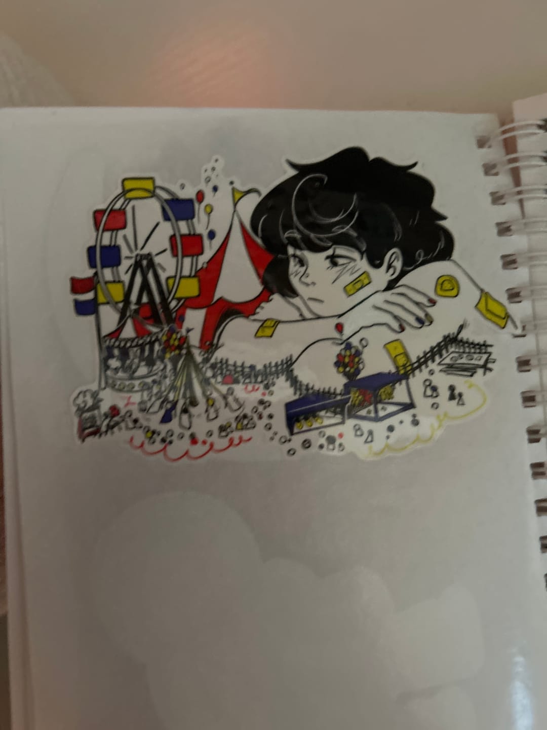 Customer photo review of Circus Daydream Sticker