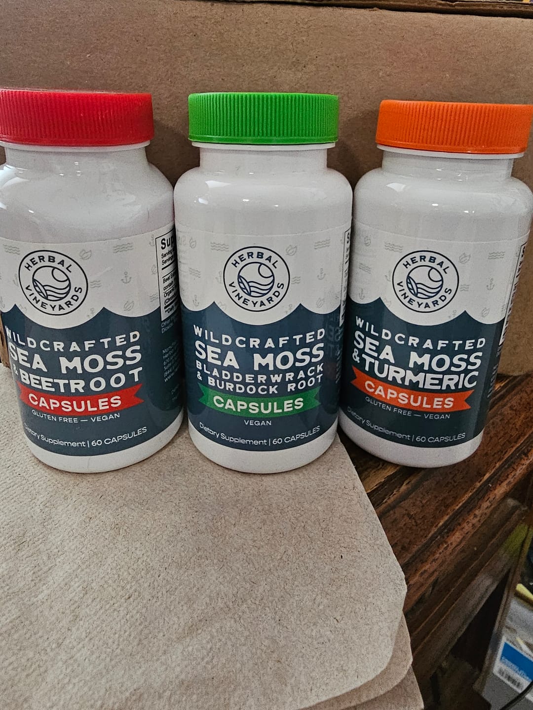 Customer photo review of Trio Sea Moss Capsules Bundle Pack