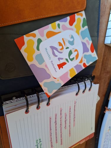 Customer photo review of Freebie 2024 Mini Calendar
