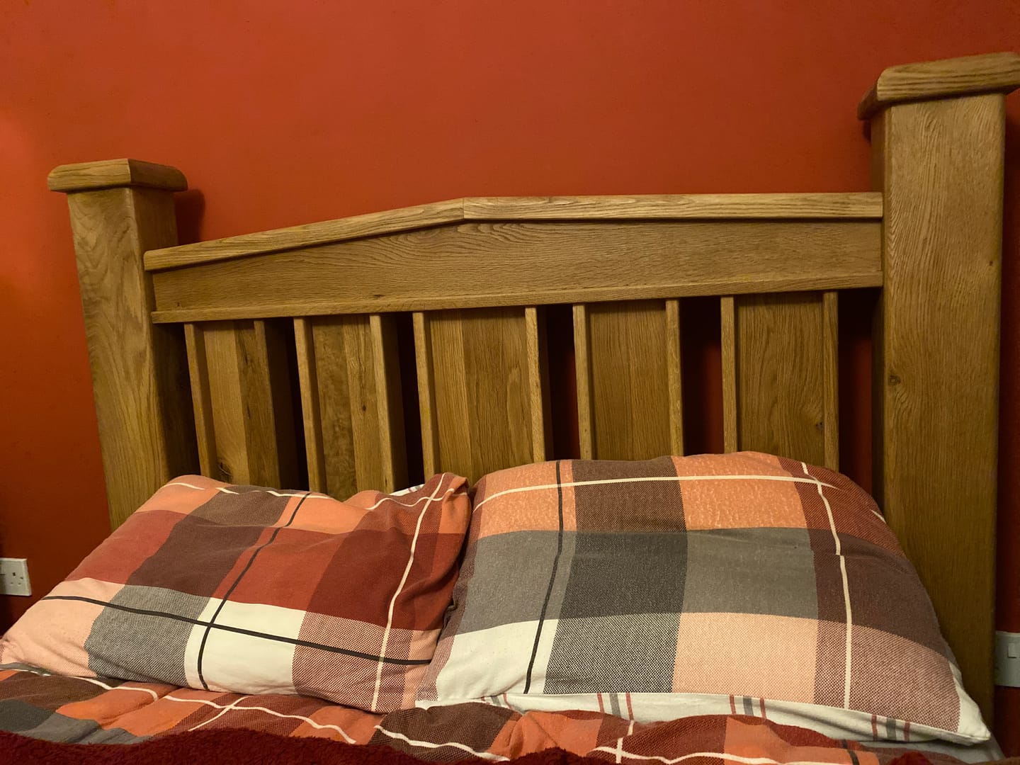 Customer photo review of Danube Oak 4ft6 Double Bed