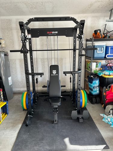 Customer photo review of MAJOR All-in-One Home Gym Power Rack Package PLM03