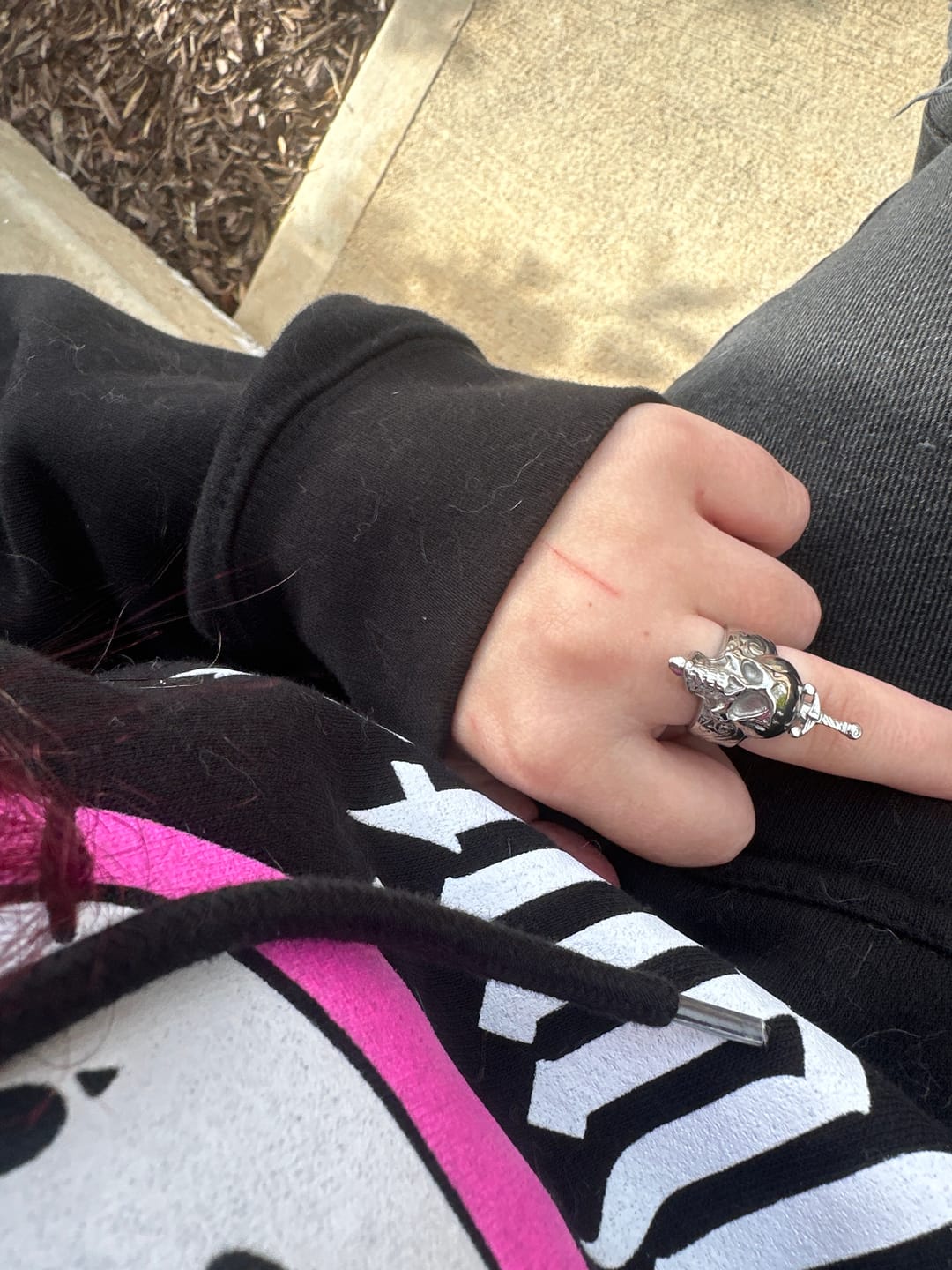 Customer photo review of HALLUCINOGENIC NIGHTMARE RING