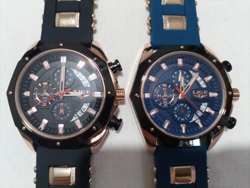 Customer photo review of Pegasus Quartz Chrono Silicone Sport Watch