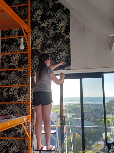 Customer photo review of Capetown Jungle Wallpaper - 4 Colours