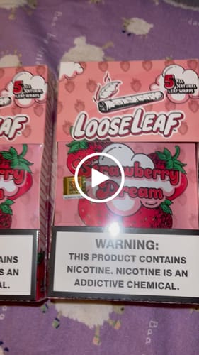 Customer video review of Strawberry Dream LooseLeaf Wraps (40 Count)