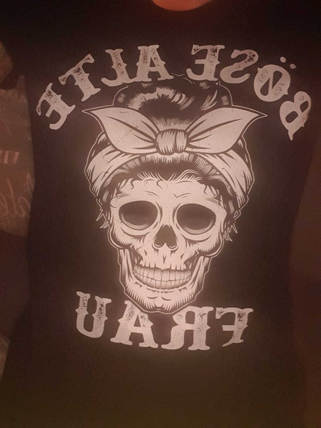 Customer photo review of Böse alte Frau - Damen Hoodie