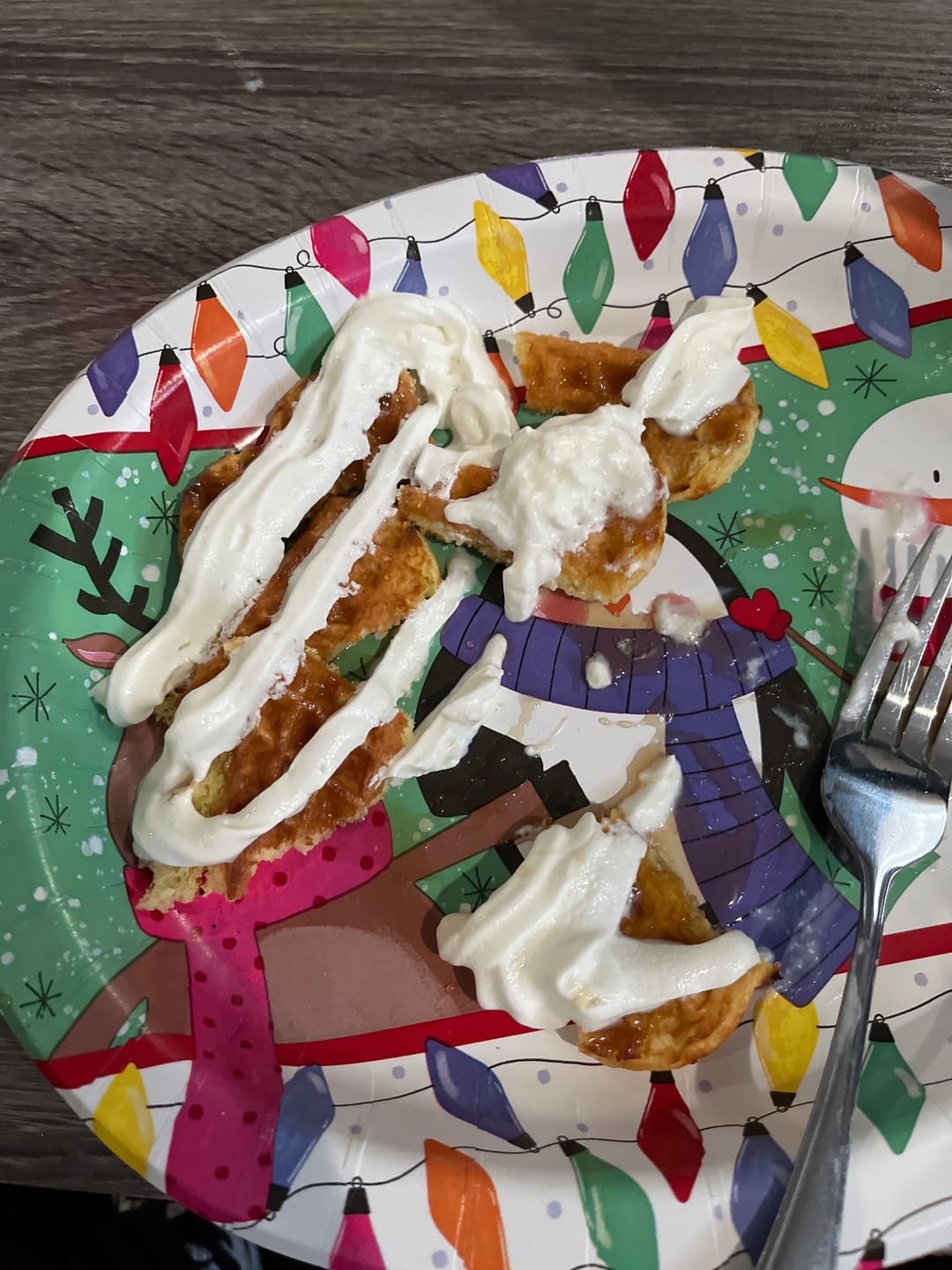 Customer photo review of Vanilla Viking Waffles (Keto Friendly)