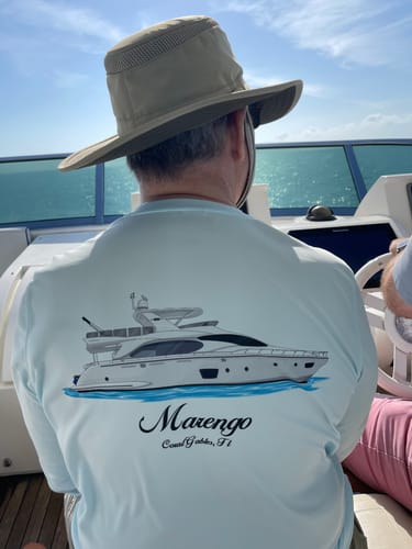 Customer photo review of Dri-Fit Custom Boat Shirts - Long Sleeve