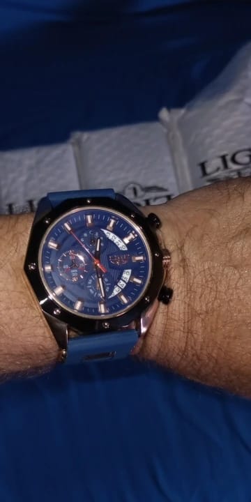 Customer photo review of Pegasus Quartz Chrono Silicone Sport Watch