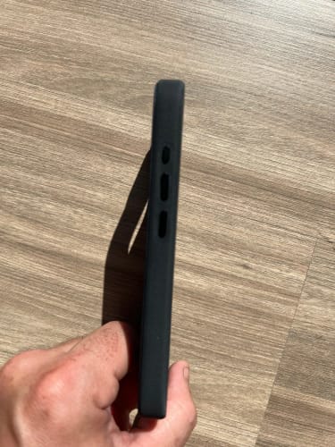 Customer photo review of iPhone 15 FineWoven Case with MagSafe