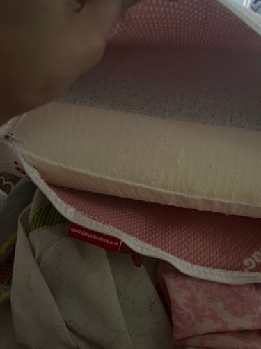 Customer photo review of Cooling Memory Foam Gel Pillow- Soft