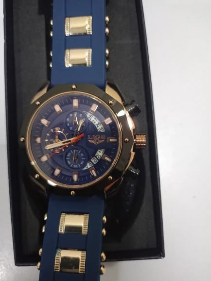 Customer photo review of Pegasus Quartz Chrono Silicone Sport Watch
