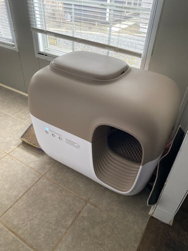 Customer photo review of Self-Cleaning Litter Box