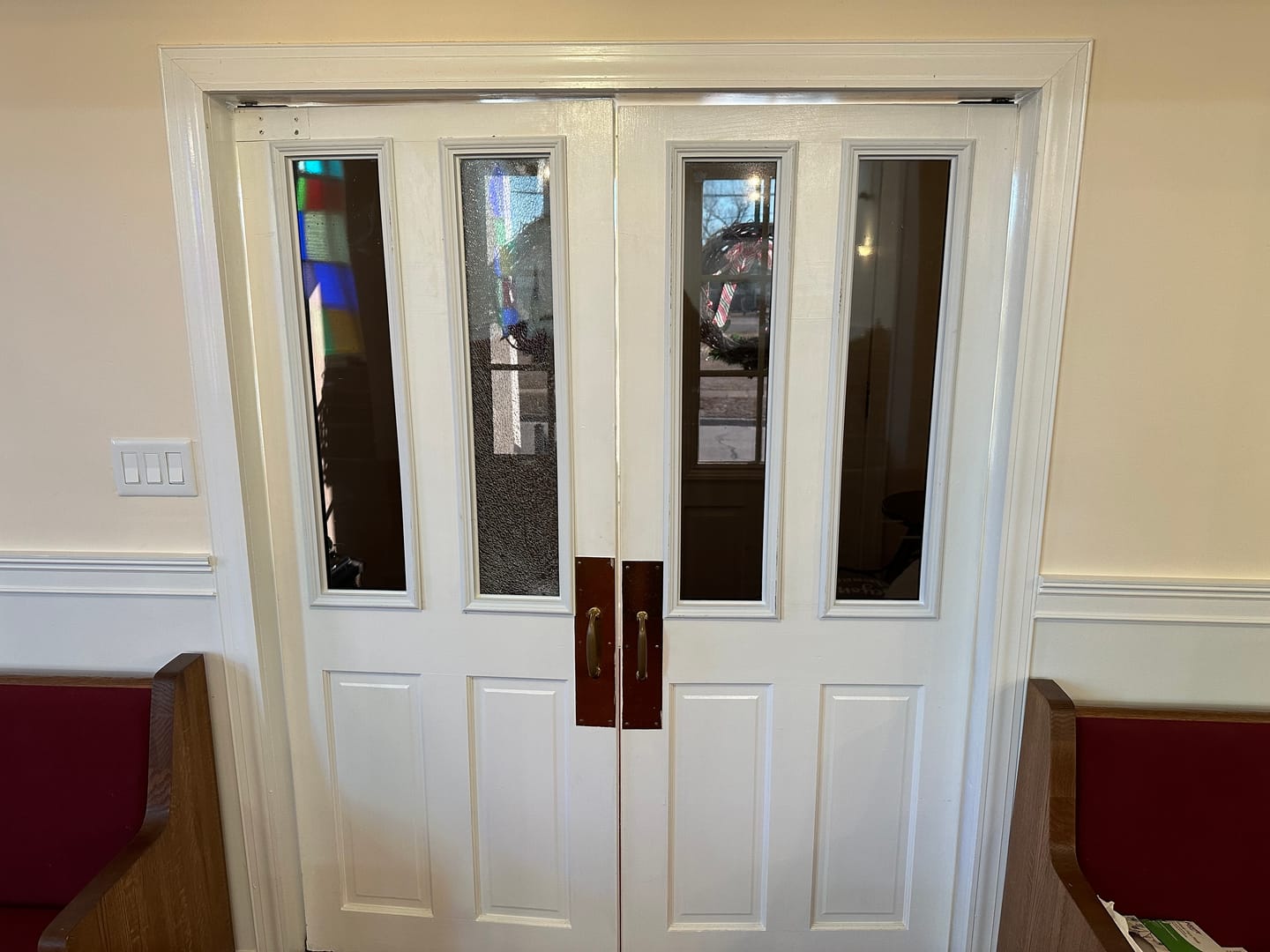 Customer photo review of Clear 1 Lite Glass and Frame Kit (Half Sidelite 10" x 38" Frame Size)