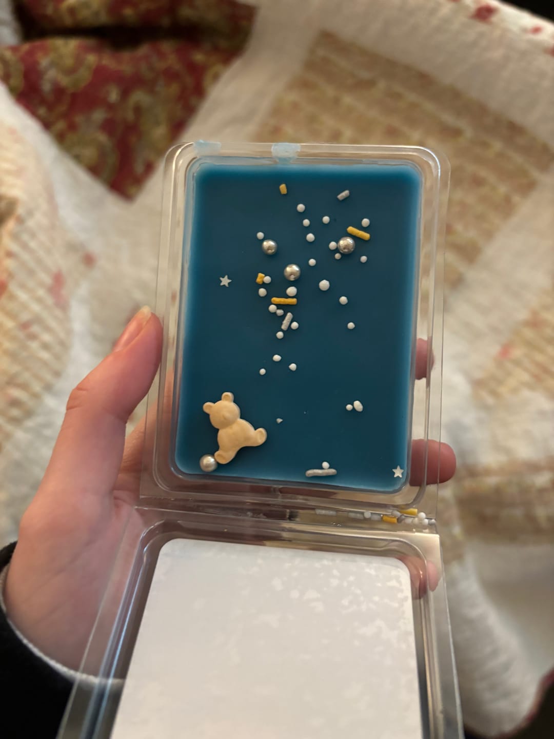 Customer photo review of F*ck Anxiety Wax Melts