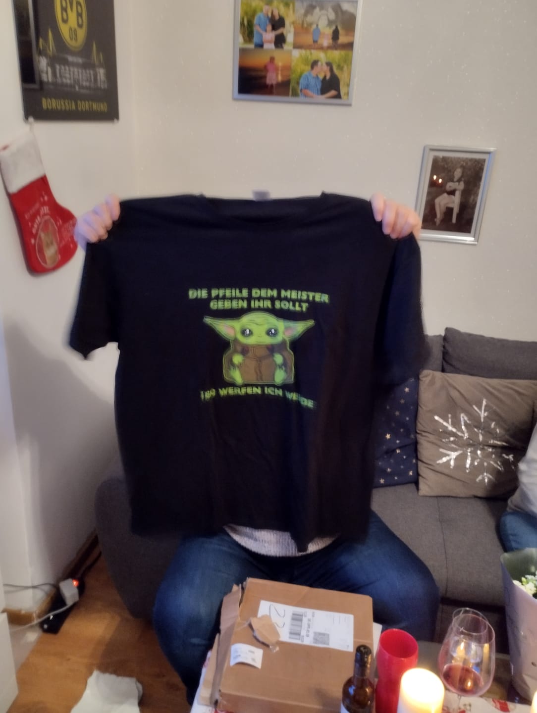 Customer photo review of Yoda Meister - Shirt