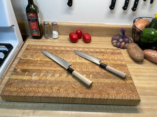 Customer photo review of Larchwood Cutting Board (Premium)