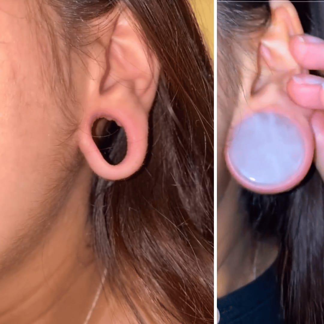 Customer photo review of Base Labs Ear-Stretch Balm