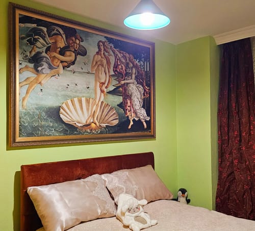Customer photo review of Venüs'ün Doğuşu (The Birth of Venus) Tablo Duvar Örtüsü