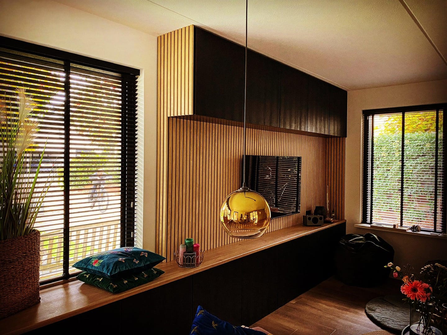 Customer photo review of AkuPanel Zwart Eiken-Hout-240cmx60cm