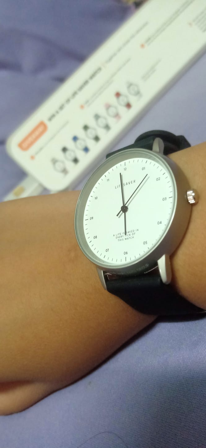 Customer photo review of Life Saver Watch 4.0 – Black
