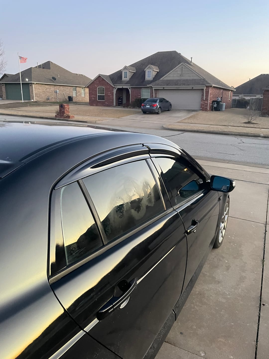 Customer photo review of 2004-08 Acura TL Window Visors Wind Deflectors Rain Guards