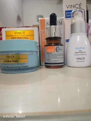 Customer photo review of Extra Lightening Serum