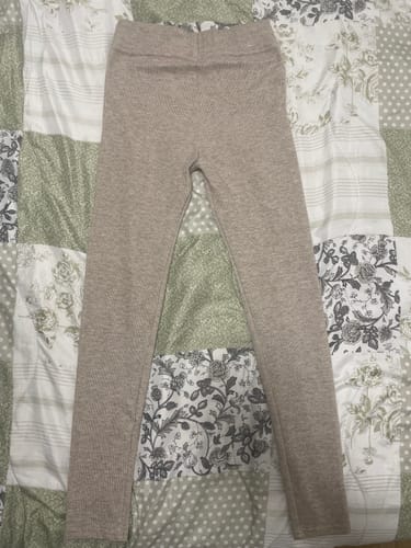 Customer photo review of Leggings super skinny termico felpato