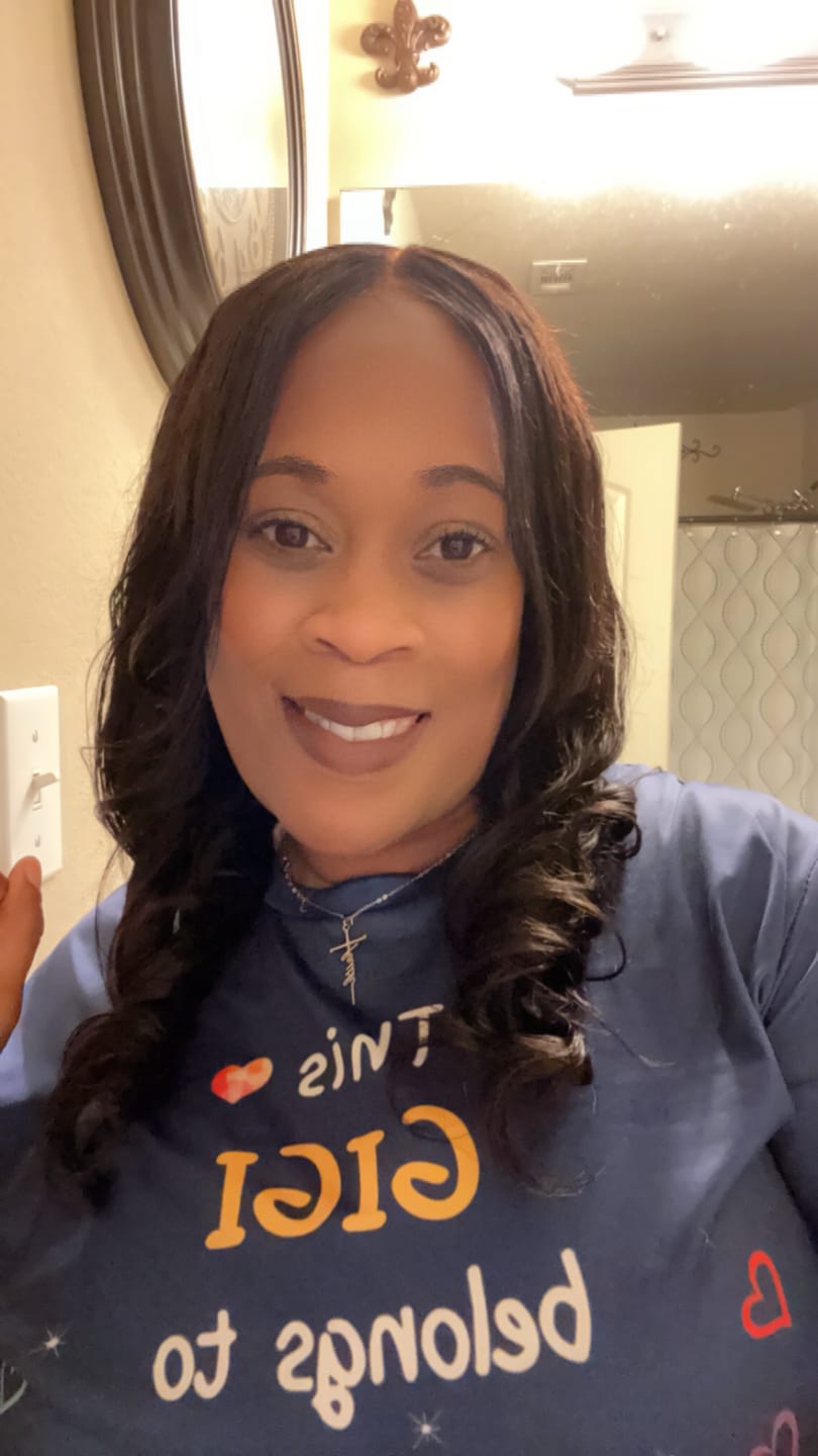 Customer photo review of Personalized This Grandma Belongs To Sweet Heart Grandkids T-Shirt