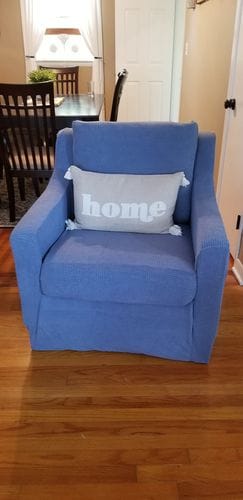 Customer photo review of Stretch Sofa Covers with Separate Backrests and Seat Cushions