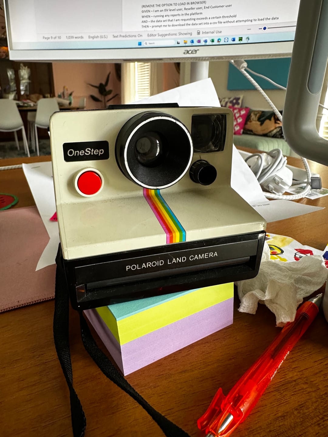 Customer photo review of Polaroid SX-70 Plastic Camera Repair