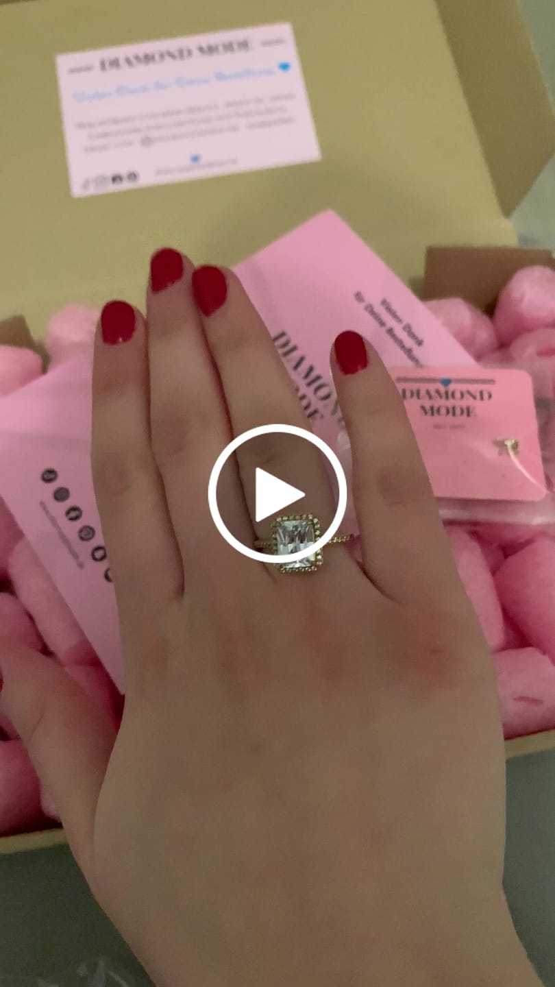 Customer video review of Big Shine Ring | 18K vergoldet
