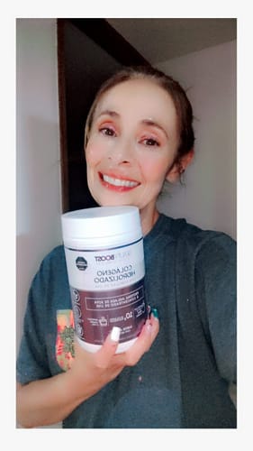 Customer photo review of COLÁGENO HIDROLIZADO CON VITAMINA C, D3, BIOTINA Y SEMILLAS DE UVA