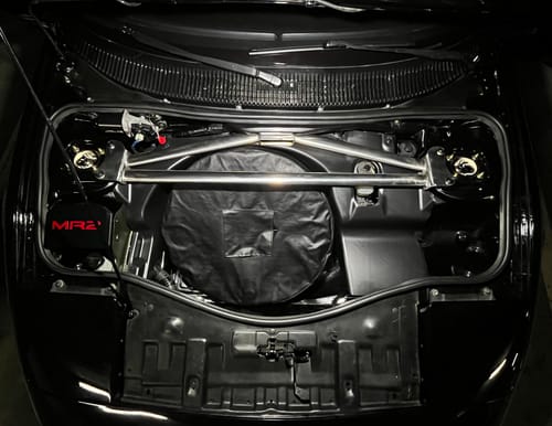 Customer photo review of MR2Heaven 3 Point Front Strut Tower Brace - SW20