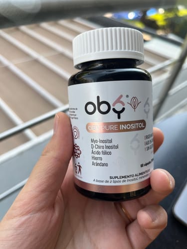 Customer photo review of OBY Pure Inositol | Myo Inositol y D-Chiro Inositol, Ácido Fólico, Hierro y Extracto Arándano