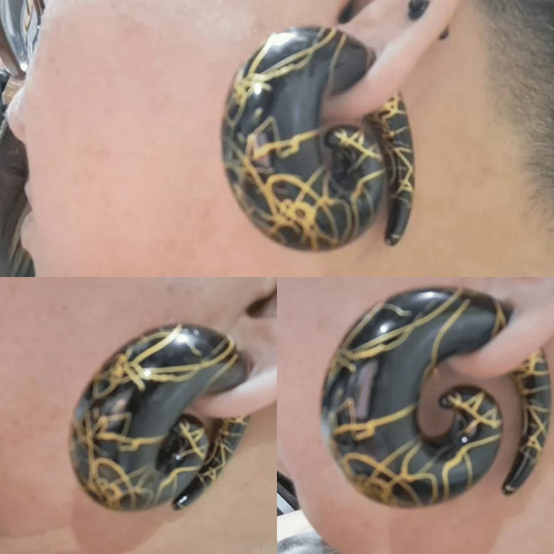 Customer photo review of Base Labs Ear-Stretch Balm