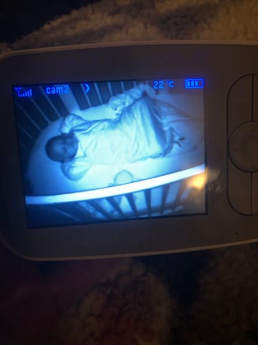 Customer photo review of Zip Sleep Sack With Sleeves 2.5 TOG - Constellation